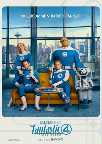 Filmplakat: THE FANTASTIC FOUR: FIRST STEPS Ab 24.Juli