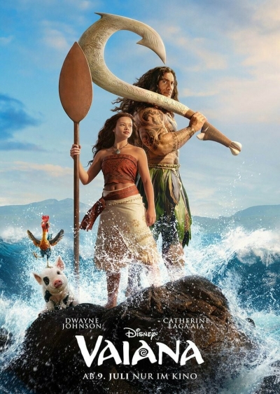 Filmplakat: VAIANA LIVE ACTION. VORVERKAUF AB DO. 18.6.