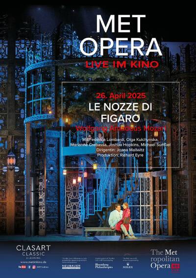 Filmplakat: MET OPERA - LE NOZZE DI FIGARO LIVE ÜBERTRAGUNG AUS NEW YORK