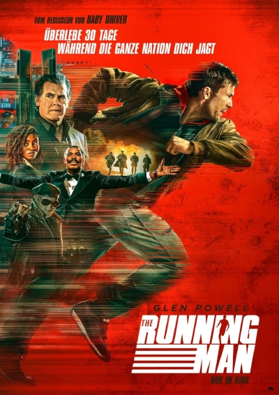 Filmplakat: THE RUNNING MAN - AB 13. NOVEMBER - JETZT IM VORVERKAUF