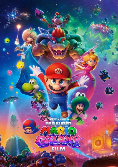 Filmplakat: VORVERKAUF - DER SUPER MARIO GALAXY FILM 2D & 3D