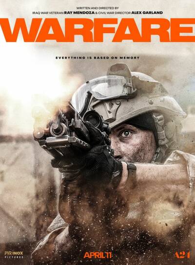 Filmplakat: WARFARE. - AB DONNERTAG