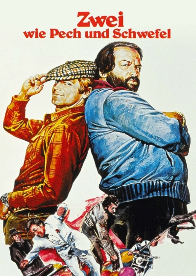Filmplakat: ZWEI WIE PECH UND SCHWEFEL - BUD SPENCER UND TERENCE HILL