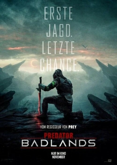 Filmplakat: PREDATOR BADLANDS - AB 6.NOV. IM EUROMAX - TICKETS JETZT IM VVK