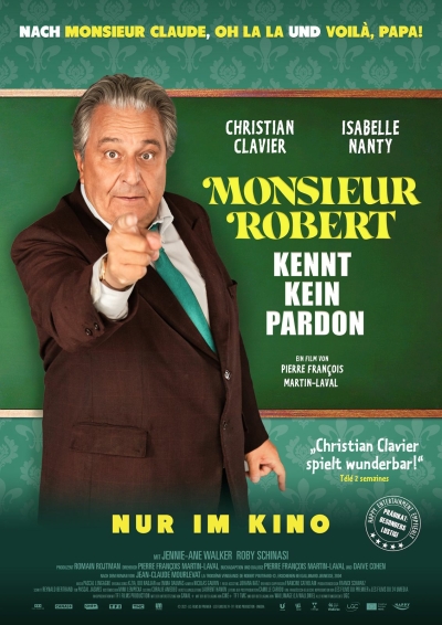 Filmplakat: MONSIEUR ROBERT KENNT KEIN PARDON - AB DONNERSTAG 05.03.2026 NEU BEI UNS IM PROGRAMM!
