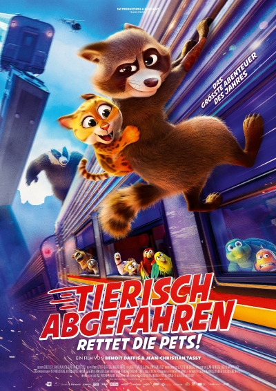 Filmplakat: TIERISCHABGEFAHREN - RETTET DIE PETS! AB DONNERSTAG 19.03.2026 BEI UNS IM EUROMAX