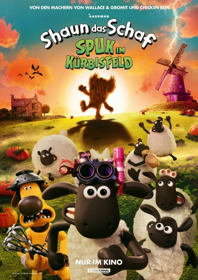 Filmplakat: SHAUN DAS SCHAF - SPUK IM KÜRBISFELD - PREVIEW