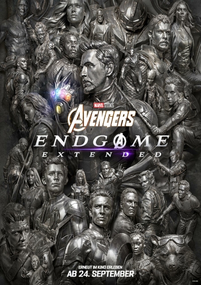 Filmplakat: AVENGERS ENDGAME 2D - EXTENDED