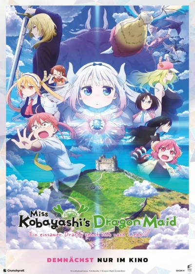 Filmplakat: MISS KOBAYASHI´S DRAGON MAID: EIN EINSAMER DRACHE SEHNT SICH NACH LIEBE