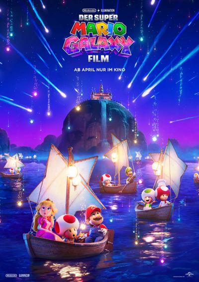 Filmplakat: VORVERKAUF - DER SUPER MARIO GALAXY FILM 2D & 3D