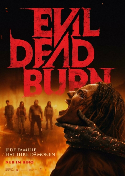 Filmplakat: EVIL DEAD BURN AB DONNERSTAG 09.07. BEI UNS IM EUROMAX