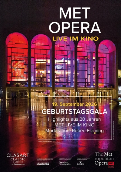 Filmplakat: MET OPERA - GEBURTSTAGS OPERNGALA 20 JAHRE MET IM KINO