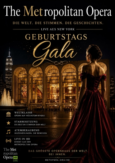 Filmplakat: MET OPERA - GEBURTSTAGS OPERNGALA 20 JAHRE MET IM KINO