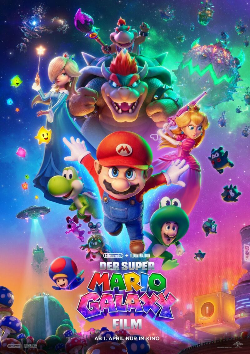 Szene aus Der Super Mario Galaxy Film