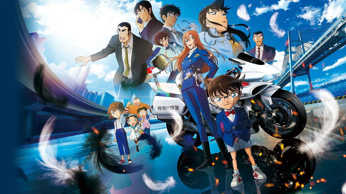 Szene aus Detective Conan Film 29: Der gefallene Engel des Highways