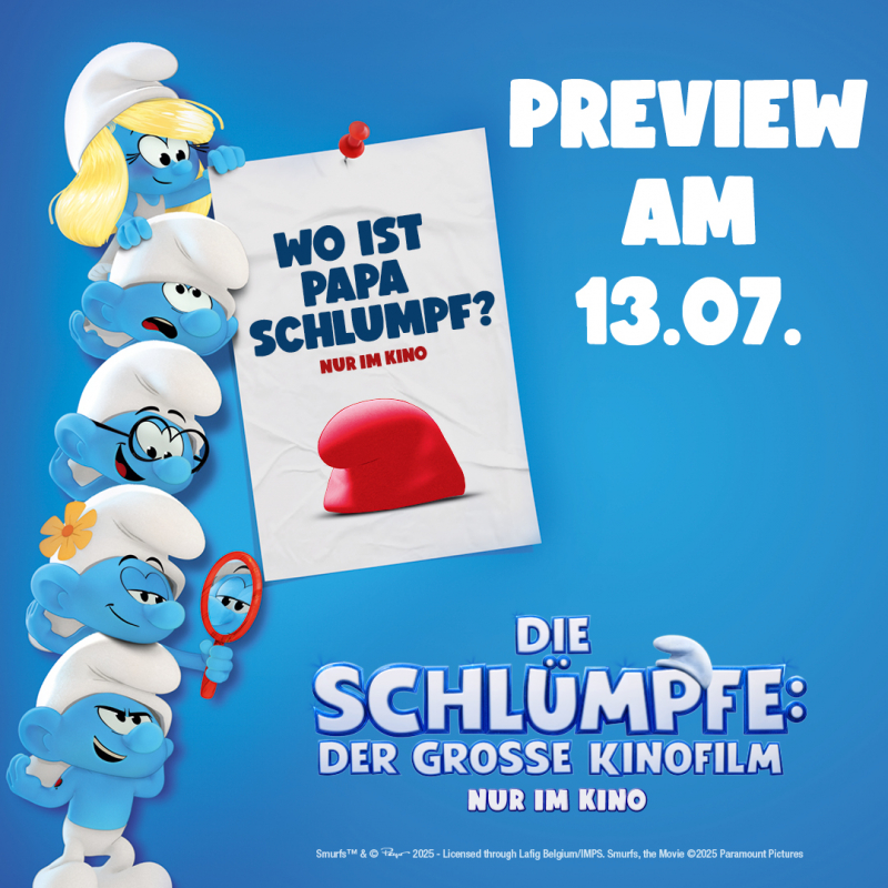 Bild: DIE SCHLÜMPFE: DER GROSSE KINOFILM - PREVIEW