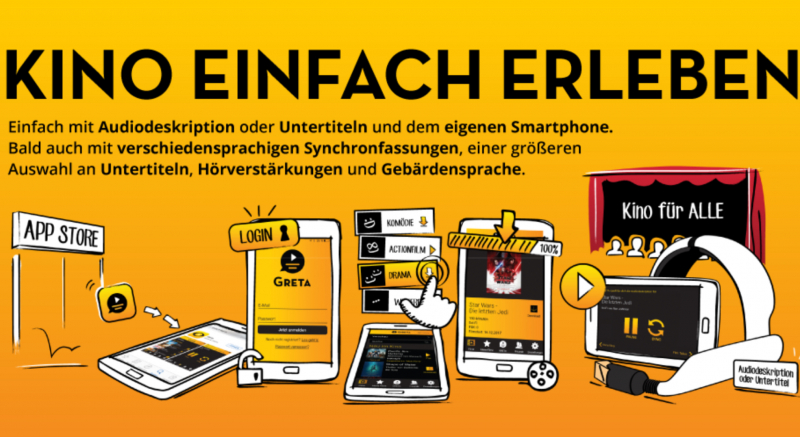 Bild: Greta Multilingual und Audiodiskription für Sehbehinderte und Schwerhörige im Euromax